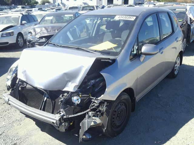 JHMGD38468S034356 - 2008 HONDA FIT SILVER photo 2