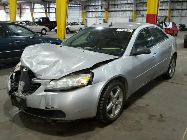 1G2ZG57N884107159 - 2008 PONTIAC G6 BASE SILVER photo 2