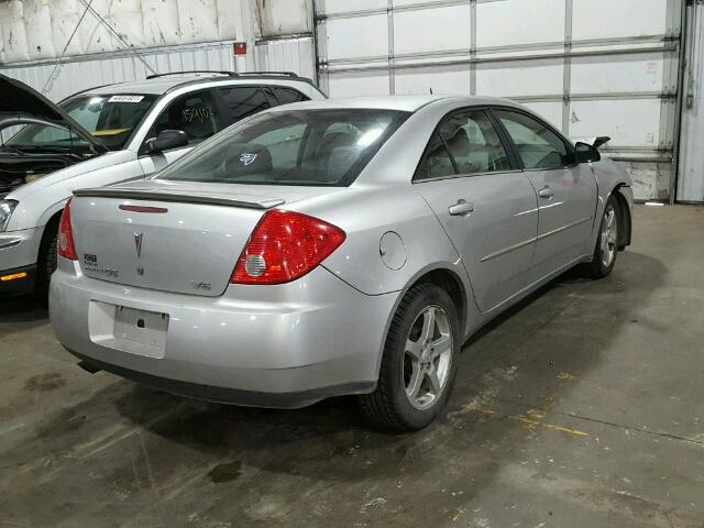 1G2ZG57N884107159 - 2008 PONTIAC G6 BASE SILVER photo 4