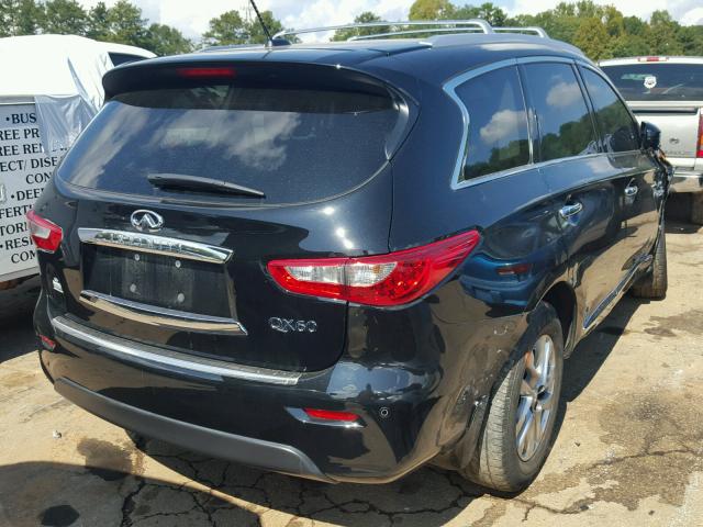 5N1AL0MN2EC512765 - 2014 INFINITI QX60 BLACK photo 4