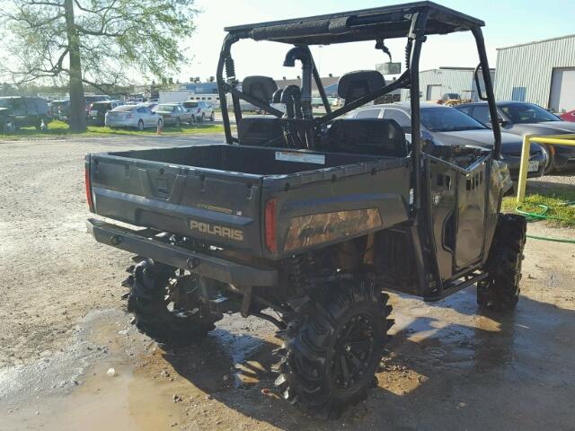 4XATY76A0B4265874 - 2011 POLARIS RANGER 800 GREEN photo 4