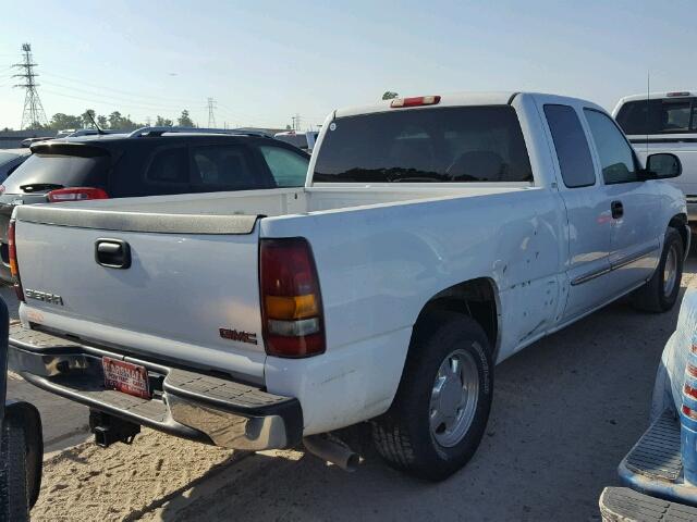 2GTEC19T231102599 - 2003 GMC NEW SIERRA WHITE photo 4