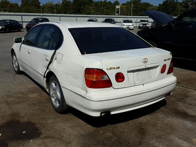 JT8BD68S4X0053556 - 1999 LEXUS GS WHITE photo 3