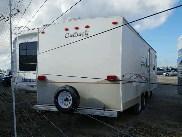 4YDT2702X39950252 - 2003 KEYSTONE OUTBACK WHITE photo 4