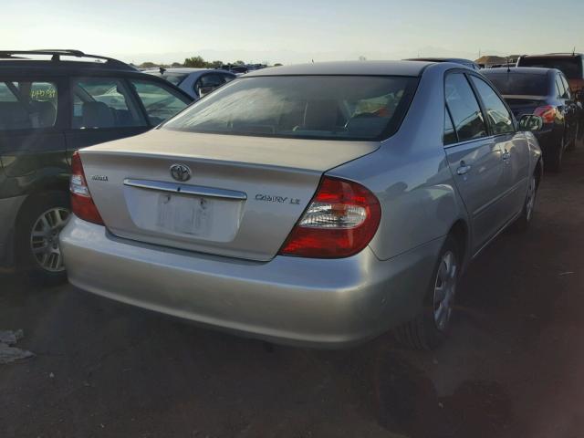 4T1BE32K04U794843 - 2004 TOYOTA CAMRY SILVER photo 4