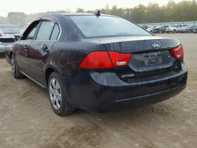 KNAGE228595312150 - 2009 KIA OPTIMA LX BLACK photo 3