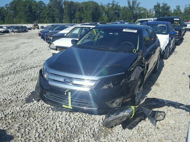 3FAHP0HA1BR164281 - 2011 FORD FUSION BLACK photo 2