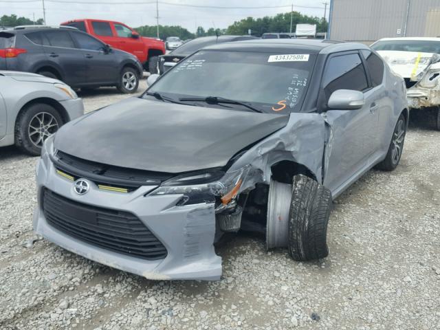 JTKJF5C78E3075164 - 2014 TOYOTA SCION TC 灰色 照片 2