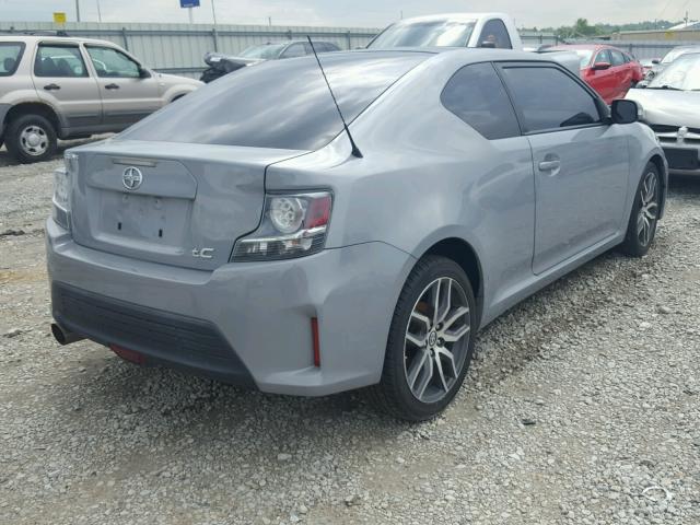 JTKJF5C78E3075164 - 2014 TOYOTA SCION TC 灰色 照片 4