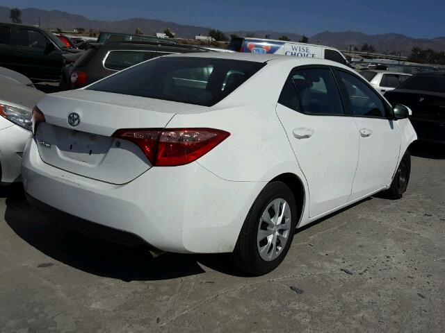 5YFBURHE0HP624691 - 2017 TOYOTA COROLLA L WHITE photo 4