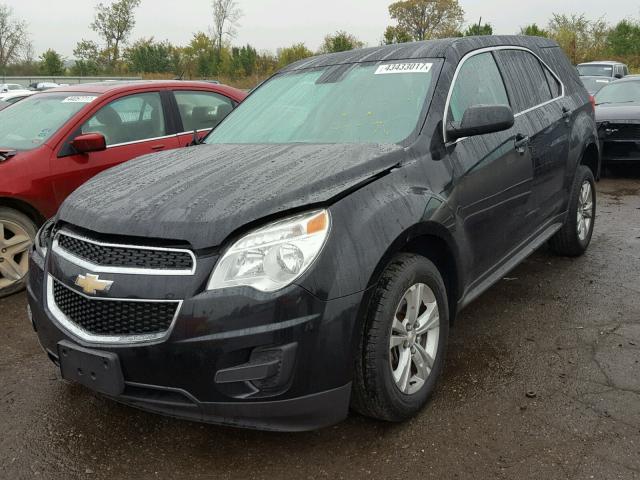 2GNFLEEKXE6135808 - 2014 CHEVROLET EQUINOX LS BLACK photo 2