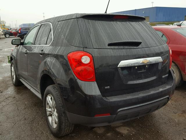 2GNFLEEKXE6135808 - 2014 CHEVROLET EQUINOX LS BLACK photo 3