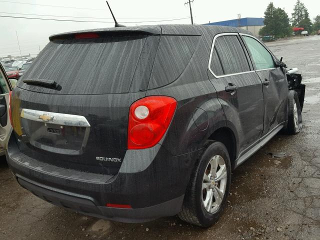 2GNFLEEKXE6135808 - 2014 CHEVROLET EQUINOX LS BLACK photo 4