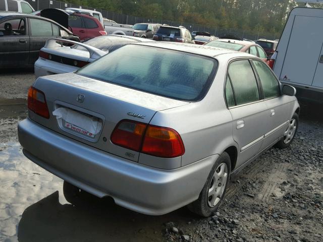 1HGEJ8644XL005210 - 1999 HONDA CIVIC EX 银色 照片 4