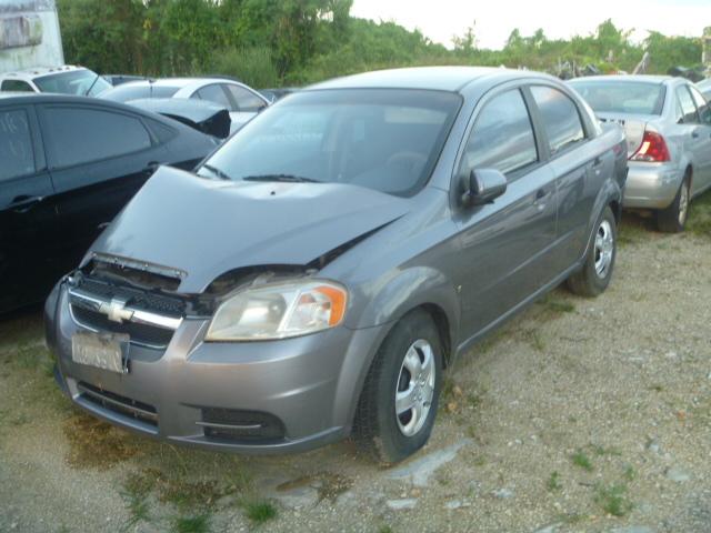 KL1TG55E29B379814 - 2009 CHEVROLET AVEO LT GRAY photo 2