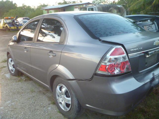 KL1TG55E29B379814 - 2009 CHEVROLET AVEO LT GRAY photo 3