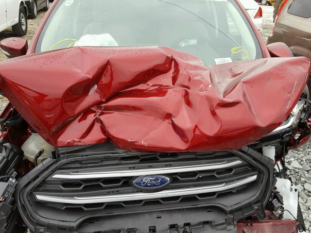 MAJ3P1TE0JC164151 - 2018 FORD ECOSPORT S RED photo 7