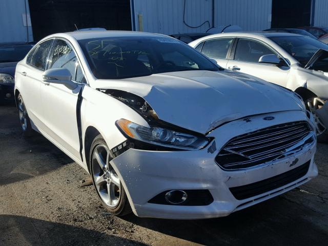 3FA6P0H73ER254161 - 2014 FORD FUSION SE WHITE photo 1