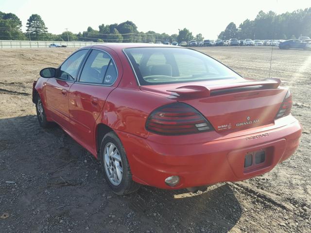 1G2NF52E54M686467 - 2004 PONTIAC GRAND AM S 红色 照片 3