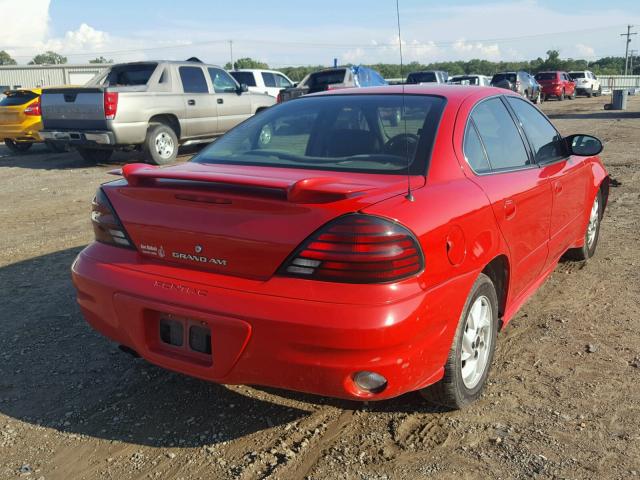 1G2NF52E54M686467 - 2004 PONTIAC GRAND AM S 红色 照片 4