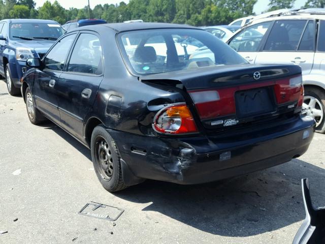 JM1BC1413W0204177 - 1998 MAZDA PROTEGE DX BLACK photo 3