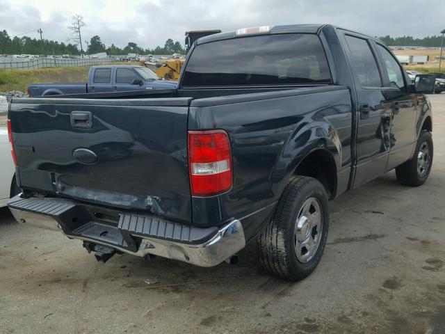 1FTPW12V06FB53270 - 2006 FORD F150 GREEN photo 4