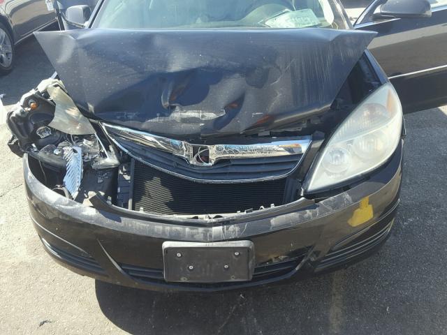 1G8ZS57N67F243989 - 2007 SATURN AURA XE BLACK photo 7