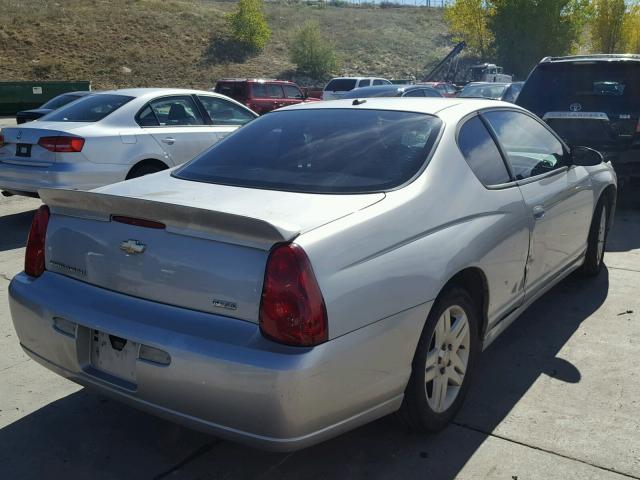 2G1WK15K079163728 - 2007 CHEVROLET MONTE CARL SILVER photo 4