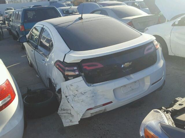 1G1RE6E40CU125268 - 2012 CHEVROLET VOLT WHITE photo 3