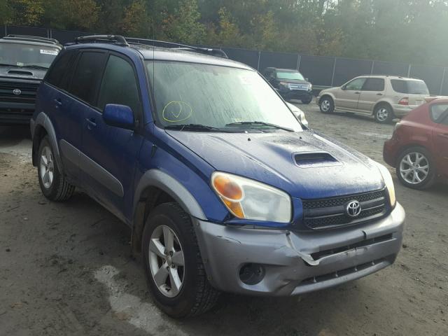 JTEGD20V340027401 - 2004 TOYOTA RAV4 BLUE photo 1