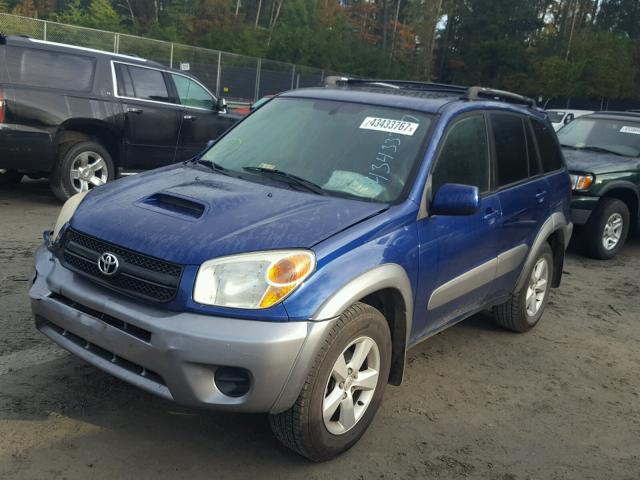 JTEGD20V340027401 - 2004 TOYOTA RAV4 BLUE photo 2