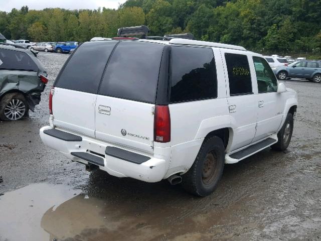 1GYEK13R9YR159553 - 2000 CADILLAC ESCALADE WHITE photo 4