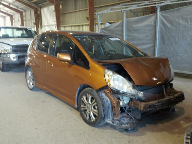 JHMGE87499S002756 - 2009 HONDA FIT SPORT ORANGE photo 1