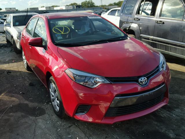 2T1BURHE8GC511280 - 2016 TOYOTA COROLLA L RED photo 1