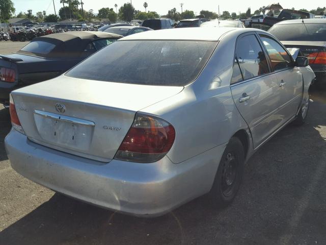 4T1BE32K36U126702 - 2006 TOYOTA CAMRY LE ვერცხლისფერი ფოტო 4