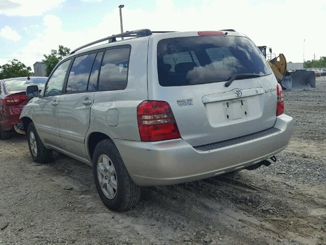 JTEGD21AX30051740 - 2003 TOYOTA HIGHLANDER BEIGE photo 3