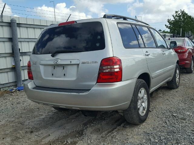 JTEGD21AX30051740 - 2003 TOYOTA HIGHLANDER BEIGE photo 4