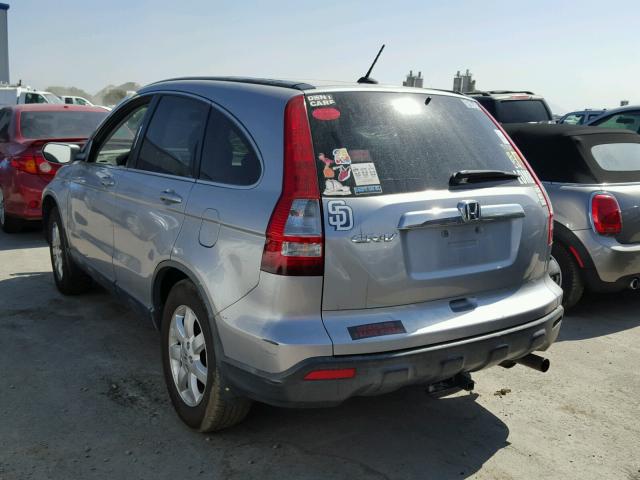 JHLRE38707C031045 - 2007 HONDA CR-V EXL SILVER photo 3