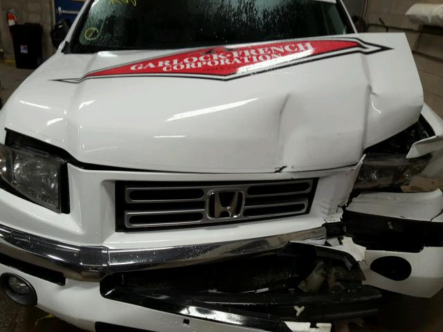 2HJYK16568H514363 - 2008 HONDA RIDGELINE WHITE photo 7