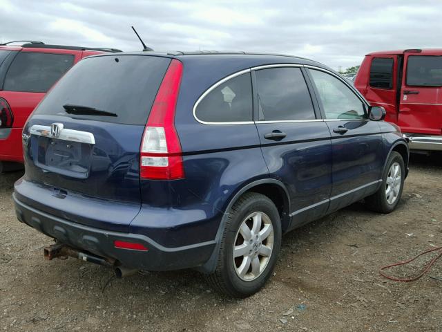 5J6RE48549L058702 - 2009 HONDA CR-V EX BLUE photo 4