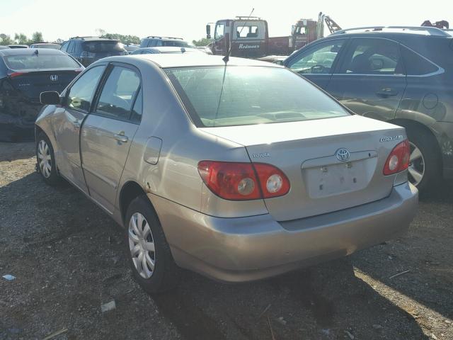 1NXBR32E55Z453681 - 2005 TOYOTA COROLLA TAN photo 3