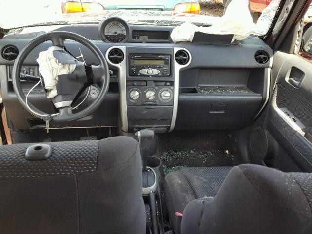 JTLKT324664037609 - 2006 TOYOTA SCION XB Бордовый фото 9