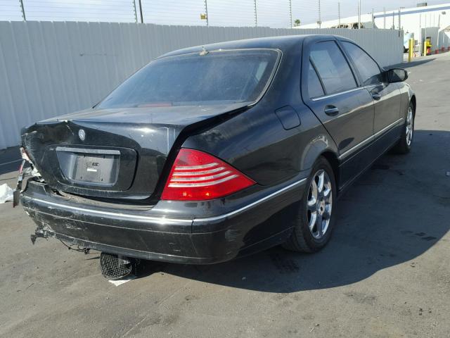 WDBNG83J96A462935 - 2006 MERCEDES-BENZ S 430 4MAT BLACK photo 4