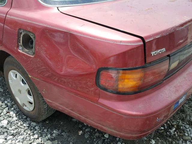 4T1SK11E9PU300900 - 1993 TOYOTA CAMRY DX RED photo 9