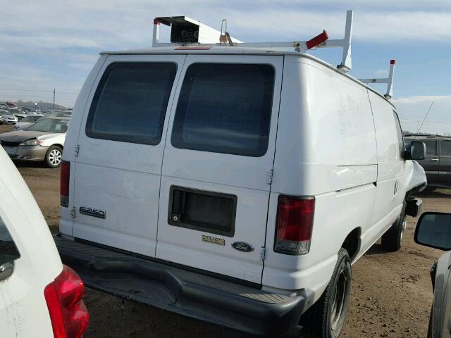 1FTNE24L68DA24282 - 2008 FORD ECONOLINE WHITE photo 4