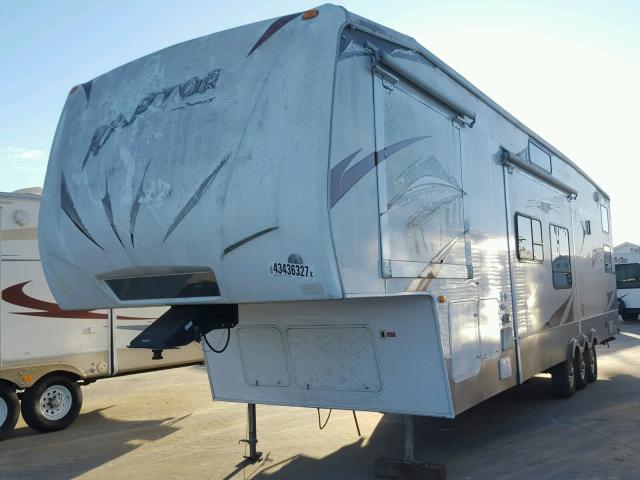 4YDF371279R800293 - 2009 RAPT 5TH WHEEL WHITE photo 2