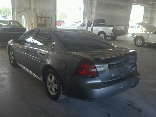2G2WP522251261616 - 2005 PONTIAC GRAND PRIX GRAY photo 3