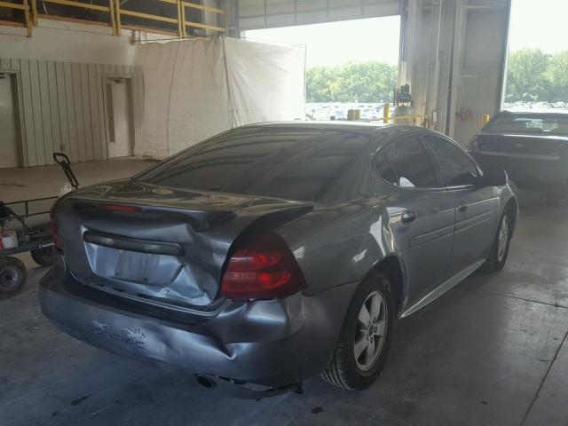 2G2WP522251261616 - 2005 PONTIAC GRAND PRIX GRAY photo 4