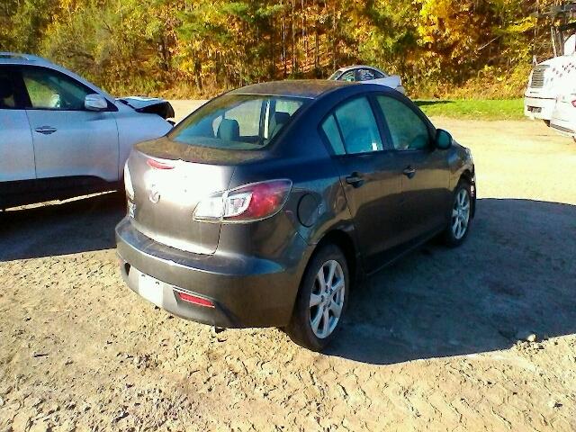 JM1BL1SG7A1237838 - 2010 MAZDA 3 GRAY photo 4