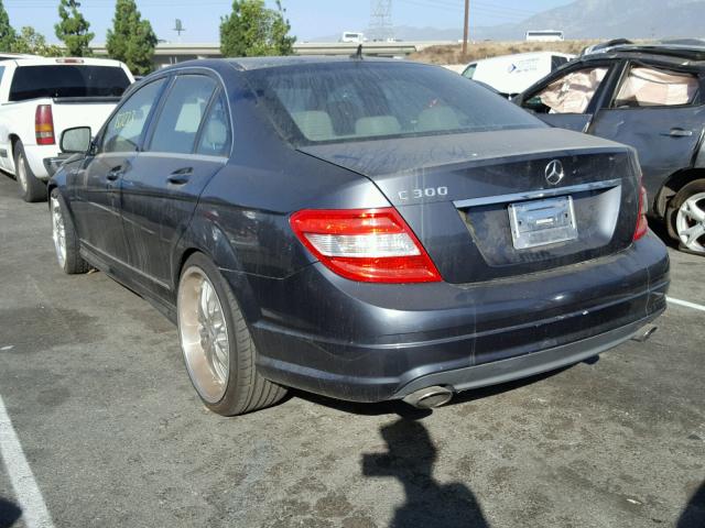 WDDGF54X98R022416 - 2008 MERCEDES-BENZ C 300 CHARCOAL photo 3